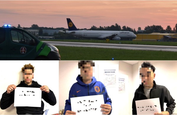 Iš Ruklos pabėgusiems trims neteisėtiems migrantams išskristi į Berlyną sutrukdė VSAT pareigūnai