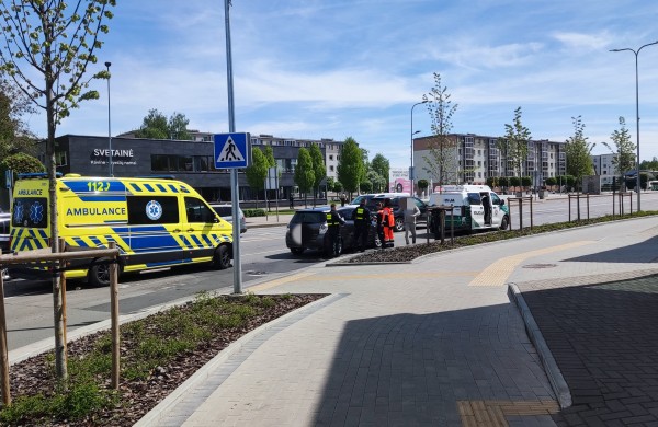 Eismo įvykis miesto centre