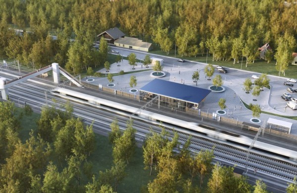„Rail Baltica“ Išorų traukos pastotei - pradedamas žemės paėmimo projekto viešinimas