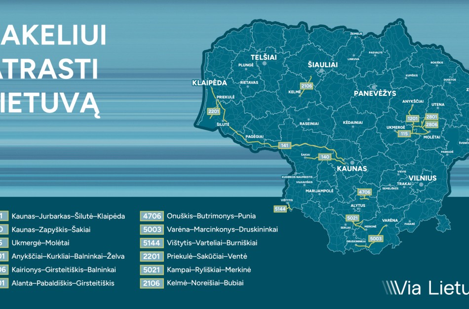 „Via Lietuva“ kviečia atrasti Lietuvą automobiliu ar motociklu: pristatomi vaizdingi maršrutai vasaros kelionėms