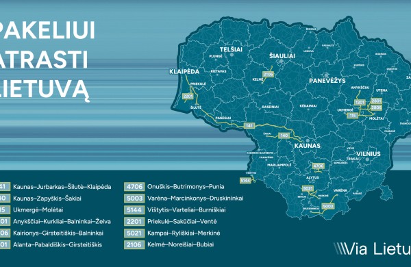 „Via Lietuva“ kviečia atrasti Lietuvą automobiliu ar motociklu: pristatomi vaizdingi maršrutai vasaros kelionėms