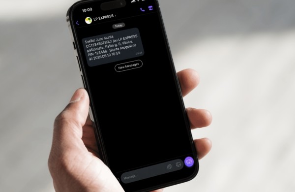 LP EXPRESS klientus apie siuntas nuo šiol informuos ir „Viber“ žinutėmis 