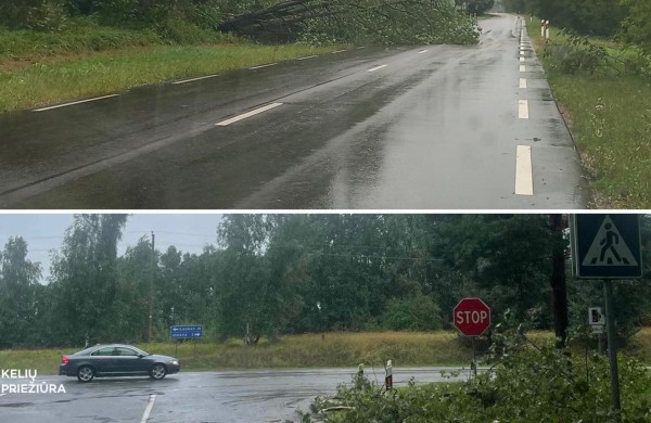 Kelininkai ruošiasi liūtims ir įspėja vairuotojus