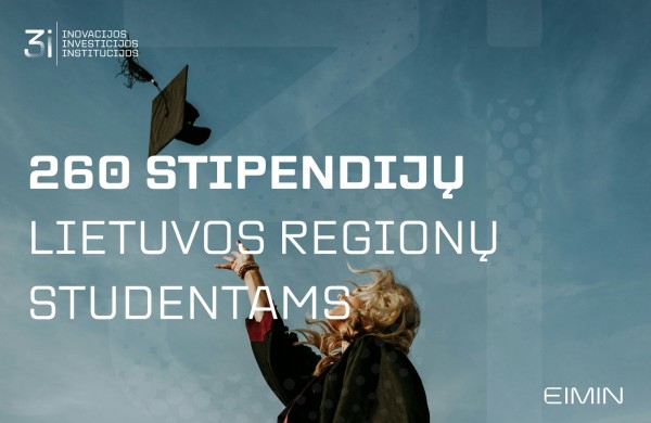 Ministerija skirs 260 stipendijų technologijų, inžinerijos ir matematikos studentams regionuose