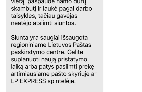 Lietuvos paštu apsimetantys sukčiai taikosi į gyventojų pinigus ir duomenis