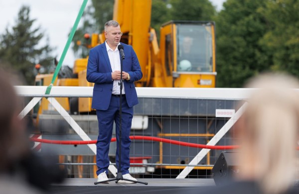Jonavoje – „Nando“ gamyklos statybų pradžia