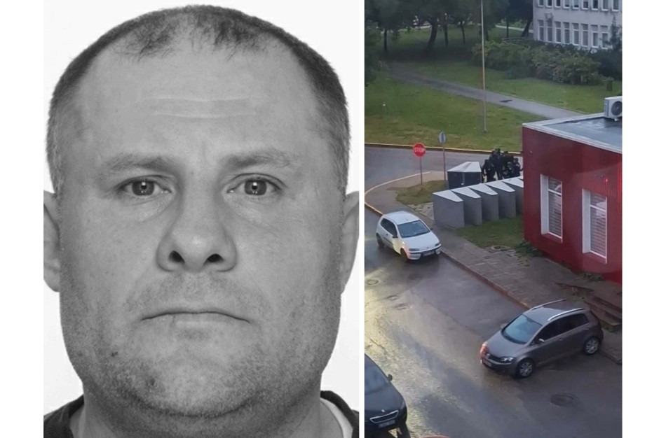 Po šūvių Jonavoje - dramatiška naktinė operacija: ieškotą vyrą „Aras“ sulaikė išlaužęs duris