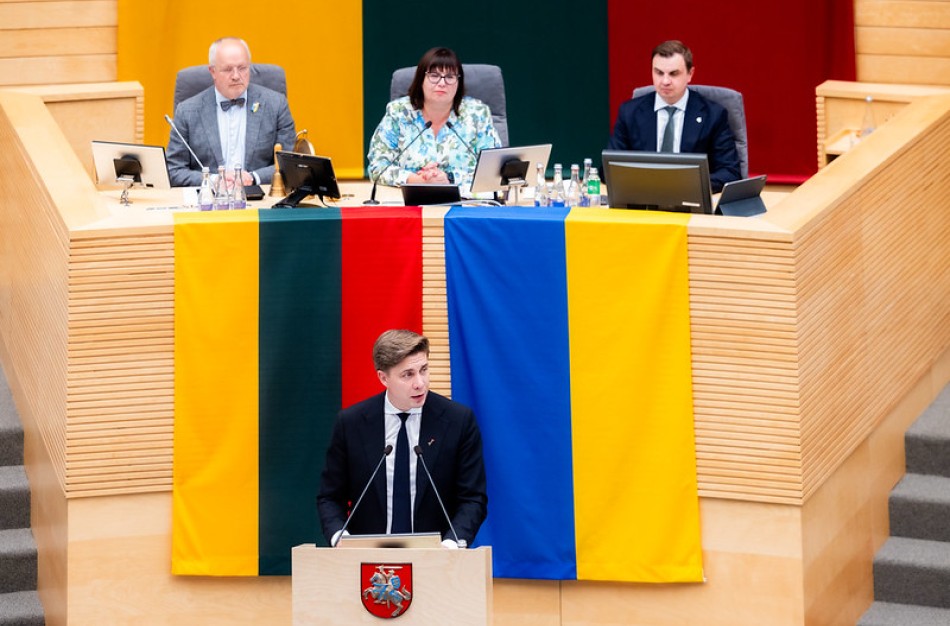 Seimui pristatyta Mindaugo Sinkevičiaus kandidatūra į Ministrus Pirmininkus