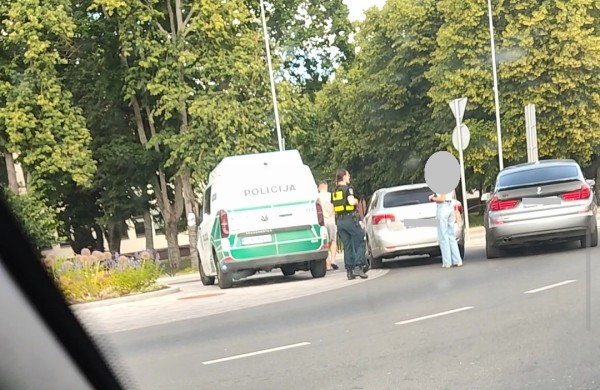Per savaitę - du pastebėti incidentai, tačiau policija registravo tik vieną eismo įvykį