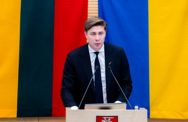 Mindaugas Sinkevičius patvirtintas Ministru Pirmininku   