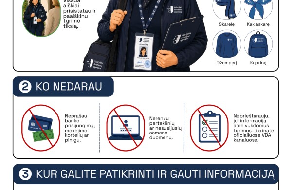 Kaip atpažinti Valstybės duomenų agentūros klausėją: ką svarbu žinoti, norint apsisaugoti nuo sukčių