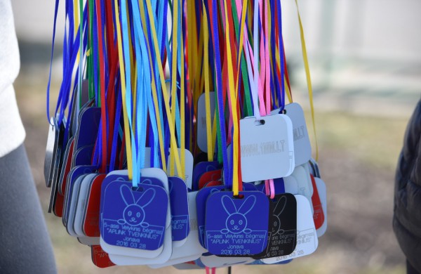 Aplink tvenkinius ratus suko ir ilgų nuotolių bėgikai