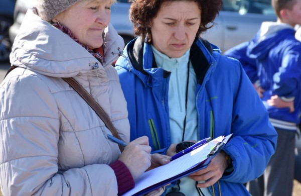 Aplink tvenkinius ratus suko ir ilgų nuotolių bėgikai