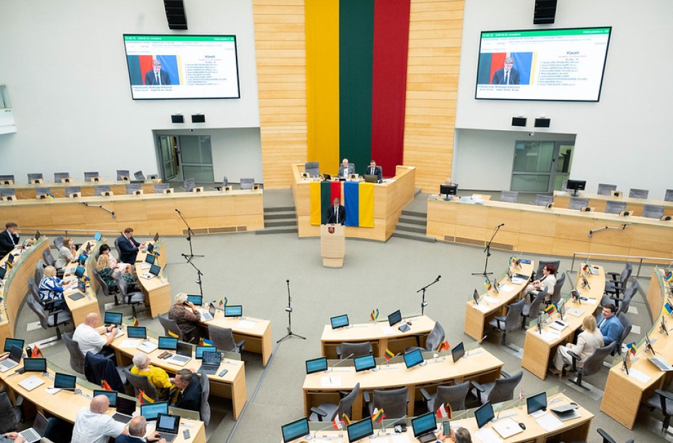 Seime – būsimosios dvidešimt pirmosios Vyriausybės programos pristatymas