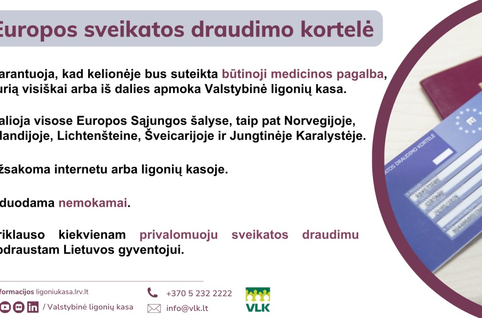 Grįžtate atostogų į Lietuvą? Sveikatos draudimu verta pasirūpinti dar prieš kelionę