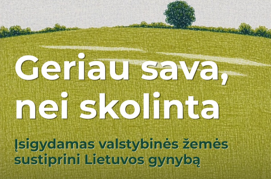 Per pusmetį ūkininkai įsigijo 318 ha valstybinės žemės ir Lietuvos gynybos fondą papildė daugiau kaip 2,6 mln. eurų