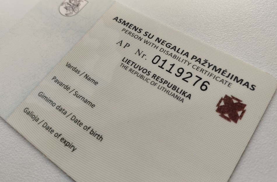 Negalios statusas galioja, o pažymėjimo galiojimas baigėsi? Sužinokite, kaip atnaujinti pažymėjimą