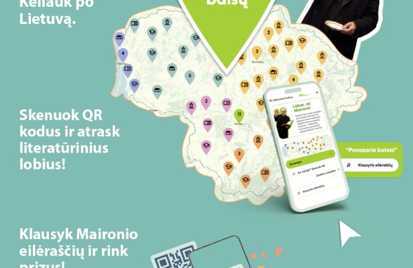 Projektas „90 Maironio balsų“ unikali literatūrinė kelionė po Lietuvą