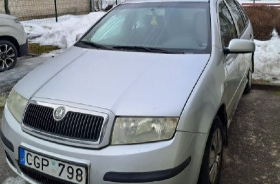 (PAKARTOTINIS) Automobilio Škoda Fabia (valst. Nr. CGP798) pardavimas viešo aukciono būdu