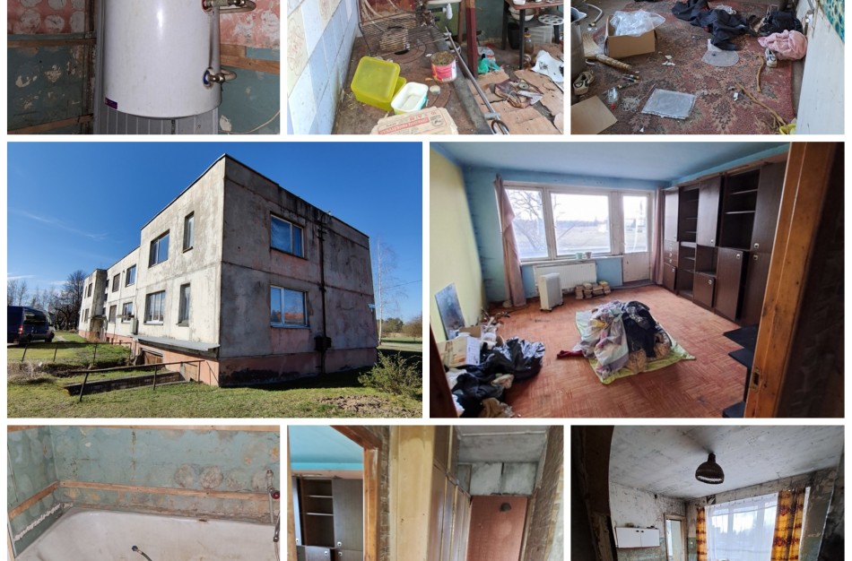 Vos už 2 200 eurų - Jonavos rajone parduodamas trijų kambarių butas, tačiau yra viena svarbi detalė