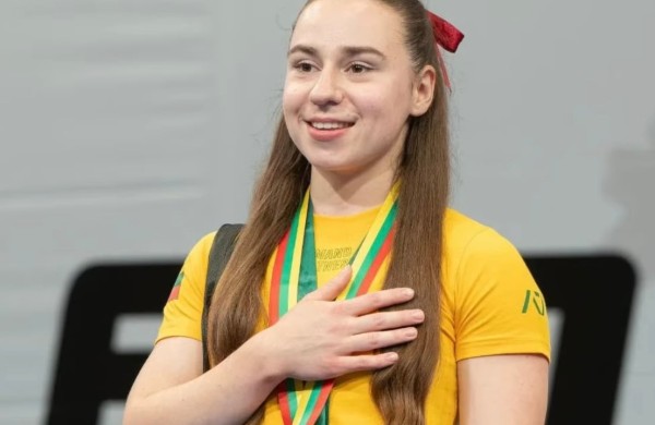 Jonavietė Augusta Chlomko - Europos čempionė: iškovojo aukso medalį
