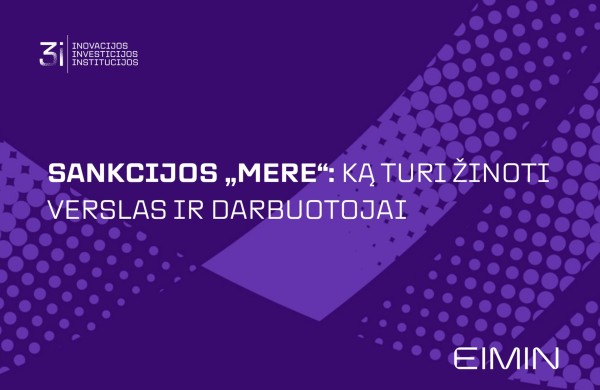 Sankcijos „Mere“: ką turi žinoti verslas ir darbuotojai