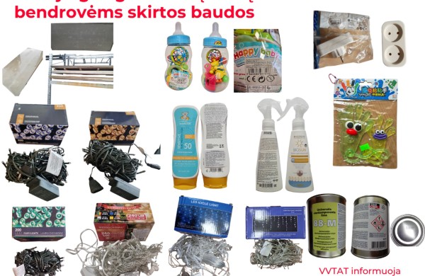 Pavojingus gaminius į rinką teikusioms bendrovėms skirtos baudos