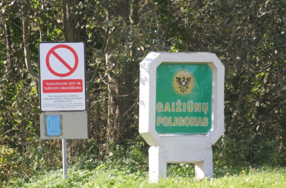 Gaižiūnų poligono infrastruktūros plėtrai – ŽŪDC žemėtvarkos darbai 