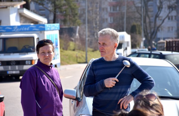 Aplink tvenkinius ratus suko ir ilgų nuotolių bėgikai