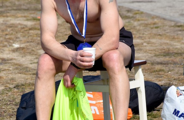 Aplink tvenkinius ratus suko ir ilgų nuotolių bėgikai