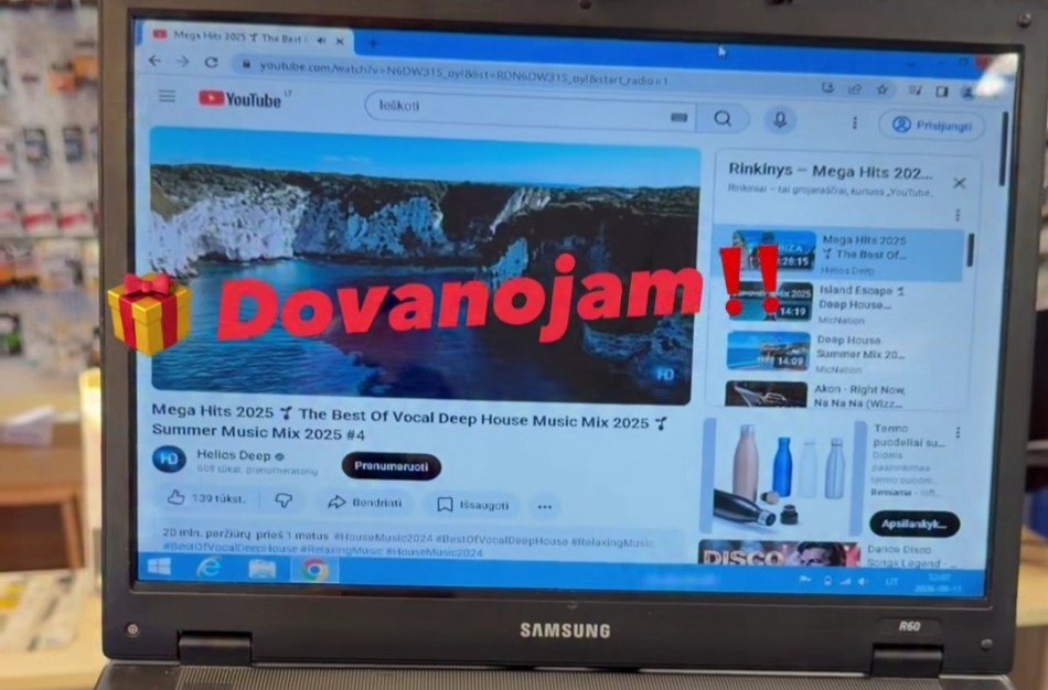 Jonavoje paskelbė apie dovanojamą nešiojamąjį kompiuterį - šeimininkas atsirado labai greitai