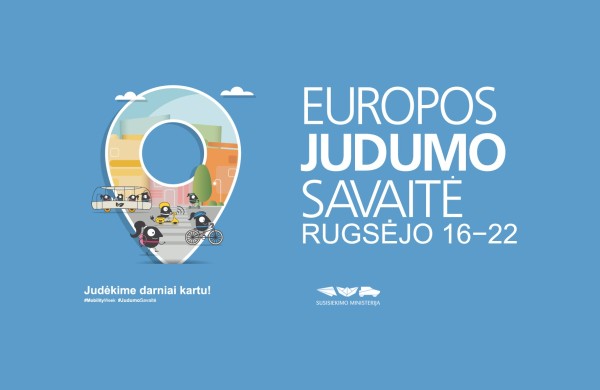 Europos judumo savaitės startas: darniai judėti kviečiama visa Lietuva