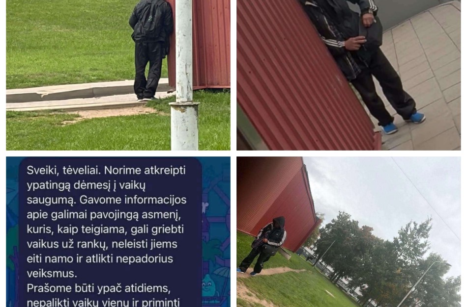 „Saugokit savo vaikus“: Jonavos mokyklų tėvų pokalbiuose - nerimas dėl prie vaikų pastebimo vyro