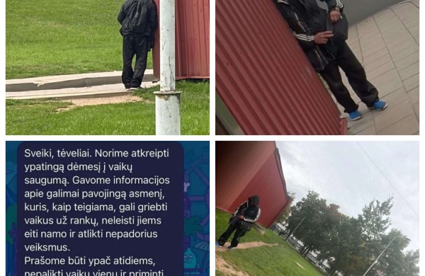 „Saugokit savo vaikus“: Jonavos mokyklų tėvų pokalbiuose - nerimas dėl prie vaikų pastebimo vyro