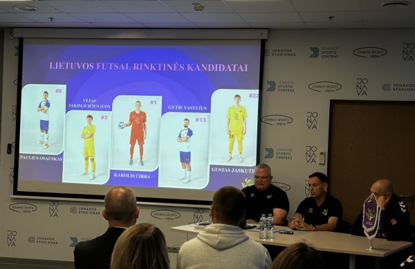 Sezono starte salės futbolo komandos Jonavos ,,VIKINGAI” pristatymas