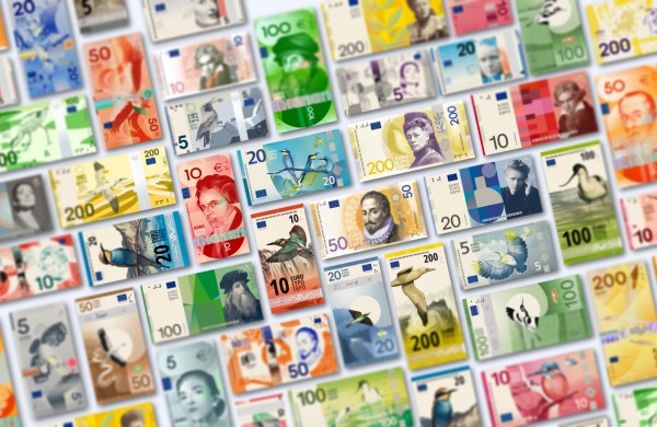 ECB apklausoje apie naujus eurų banknotus dalyvavo beveik 10 mln. žmonių