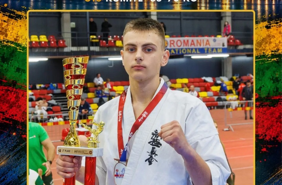 Markas Čekanavičius iškovojo Europos karatė čempionato bronzą Rygoje