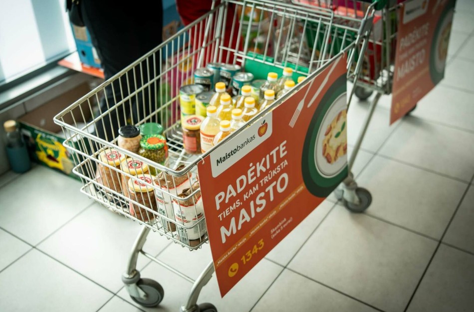 Jau šį savaitgalį – „Maisto banko“ akcija: savanoriai pasitiks pirkėjus 374 parduotuvėse visoje Lietuvoje