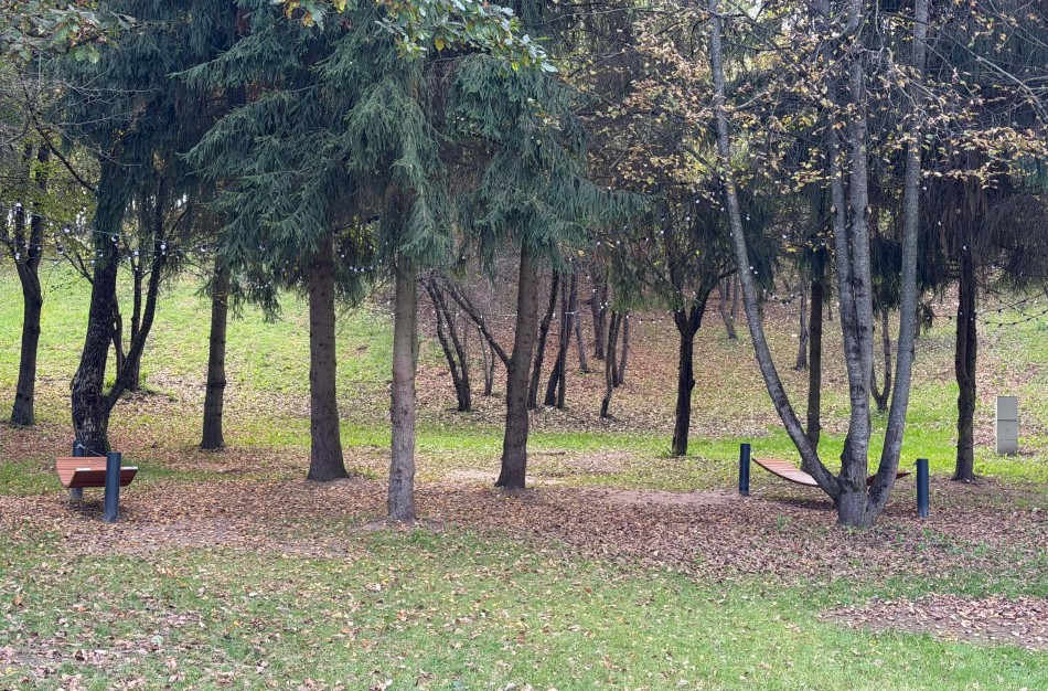 Jonvabalių alėjoje pasigedo dviejų hamakų: gyventojus ramina, kad jie nepavogti