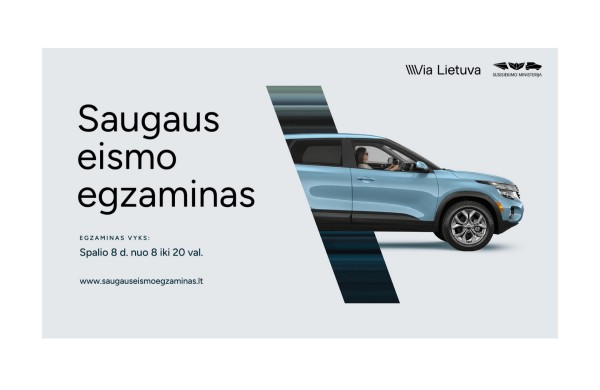 Šiandien – Saugaus eismo egzaminas: pasitikrinkite, ar tikrai žinote, kaip saugiai elgtis kelyje