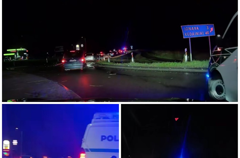 Jonavoje neblaivus „Volvo“ vairuotojas ,,praskriejo" sankryžą