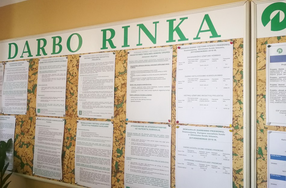Užimtumo tarnyba – daugiau darbo, mažiau nedarbo: rugsėjis grąžino augimo tempą