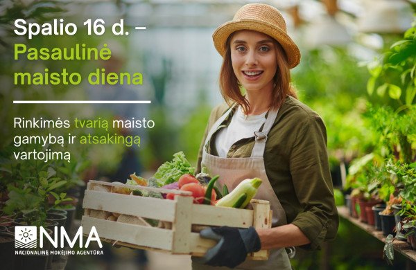 Pasaulinė maisto diena: tvarumas prasideda nuo atsakingų pasirinkimų
