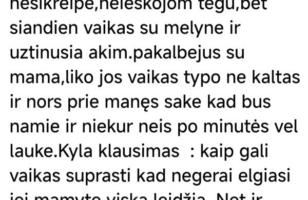 Jonavoje – nerimą keliantis pasakojimas apie vaikų konfliktą: močiutė teigia, kad anūkę sumušusi mergaitė liko nenubausta