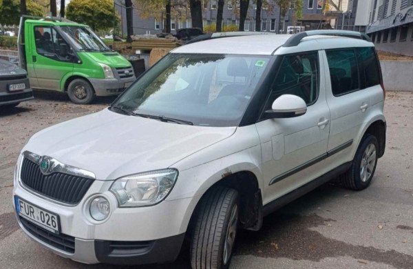 Automobilio ŠKODA YETI (valst. Nr. FUR026) pardavimas viešo aukciono būdu