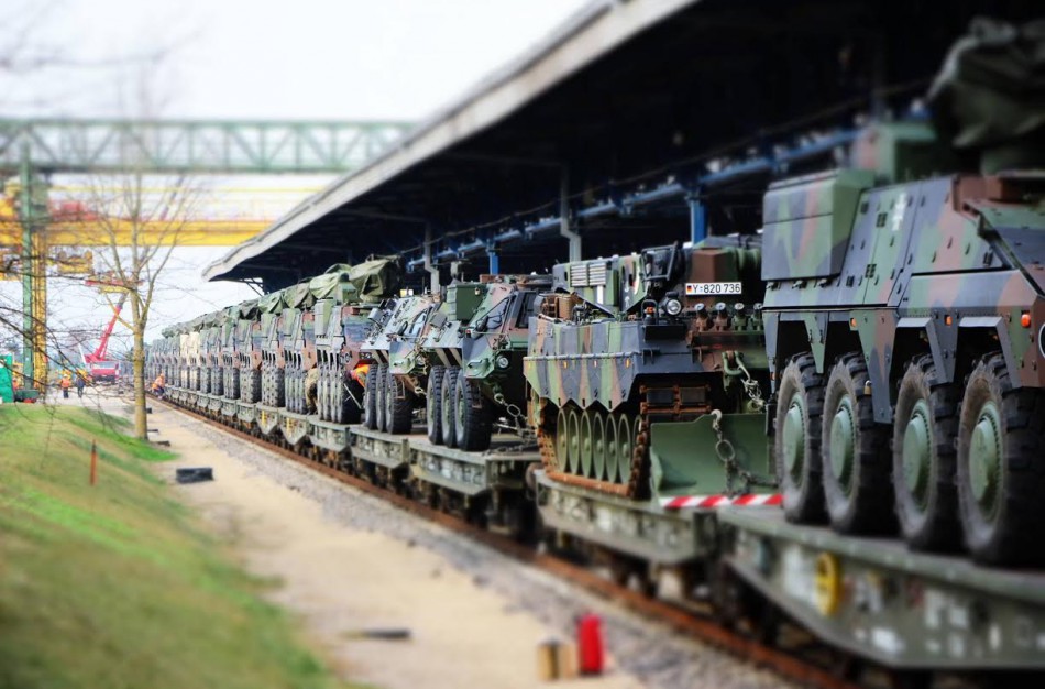 Vokietijos kariai į Gaižiūnų poligoną pratyboms gabens sunkiąją karinę techniką