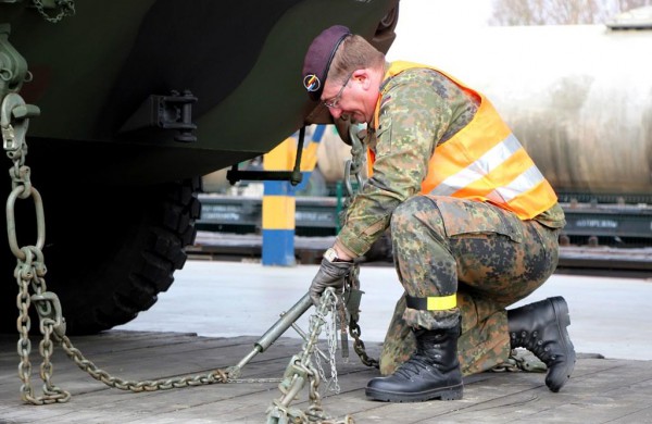 Vokietijos kariai į Gaižiūnų poligoną pratyboms gabens sunkiąją karinę techniką