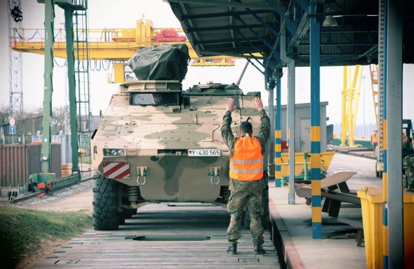 Vokietijos kariai į Gaižiūnų poligoną pratyboms gabens sunkiąją karinę techniką