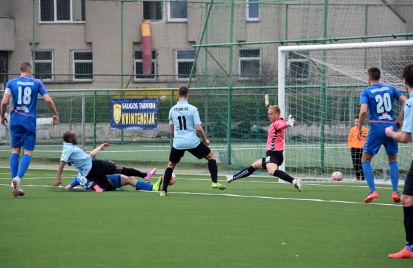 Blankus „Lietava“ futbolininkų žaidimas, nulėmęs pralaimėjimą „Stumbrui“