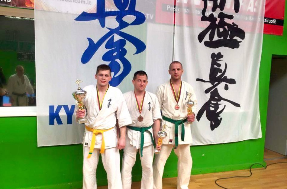 Trys kovotojai – trys prizinės vietos